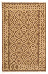 Kelim Rug - Oriental - 205 x 153 cm - light brown