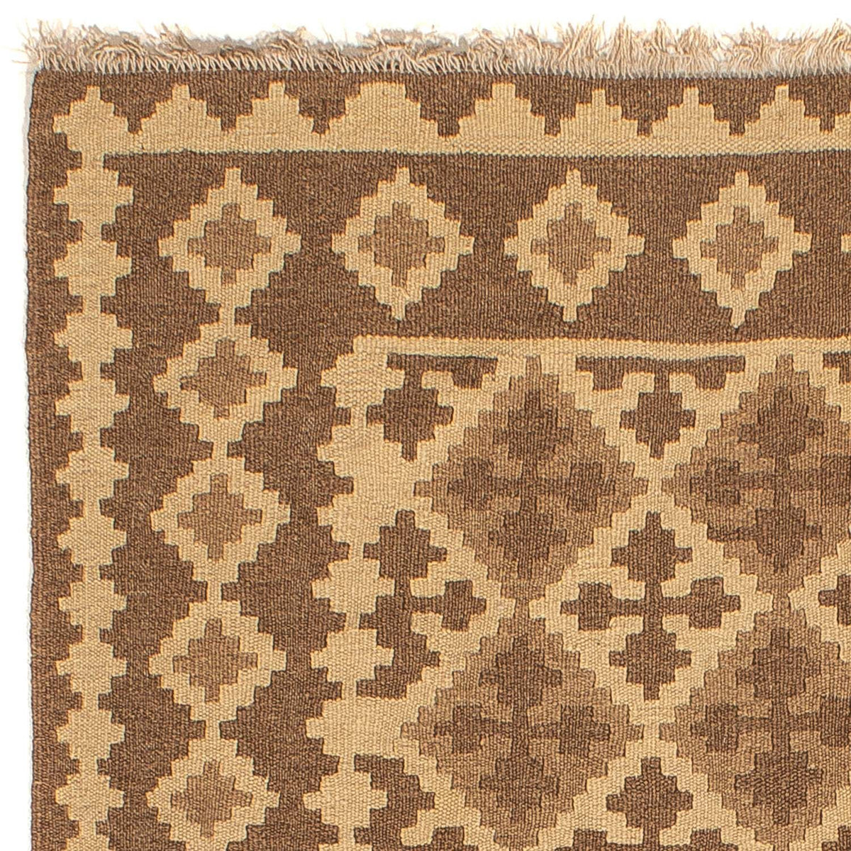 Kelim Rug - Oriental - 188 x 148 cm - light brown