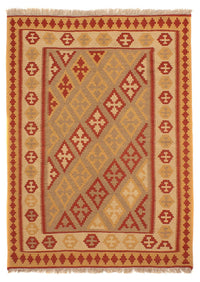 Kelim Rug - Oriental - 198 x 146 cm - light brown