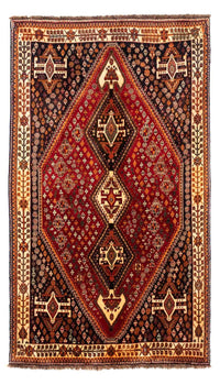 Perser Rug - Nomadic - 247 x 150 cm - dark red