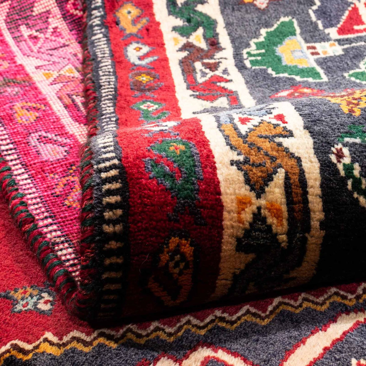 Perser Rug - Nomadic - 271 x 170 cm - dark red