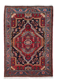 Perser Rug - Nomadic - 136 x 89 cm - dark blue