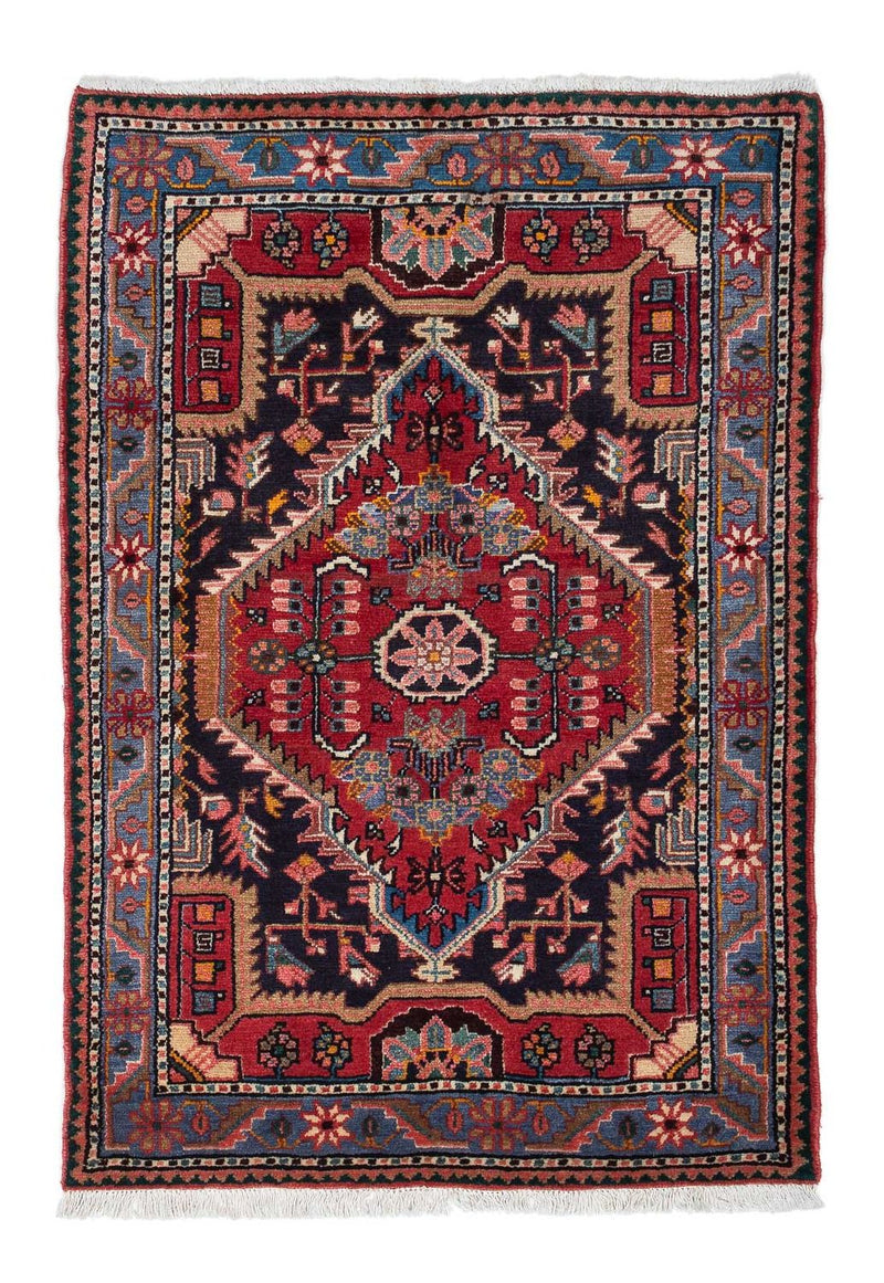 Perser Rug - Nomadic - 136 x 89 cm - dark blue