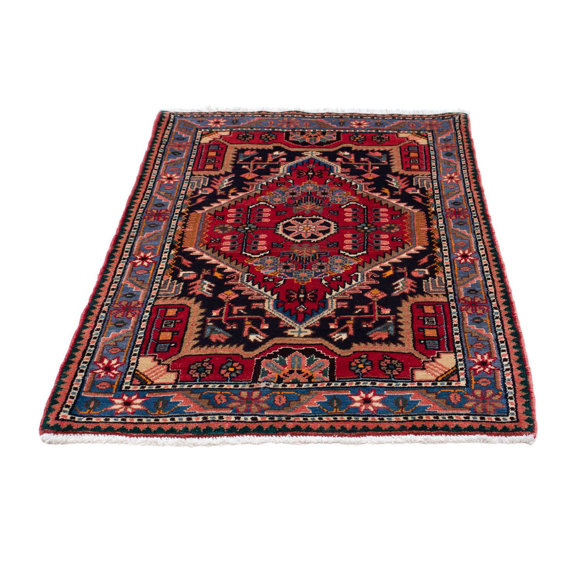 Perser Rug - Nomadic - 136 x 89 cm - dark blue