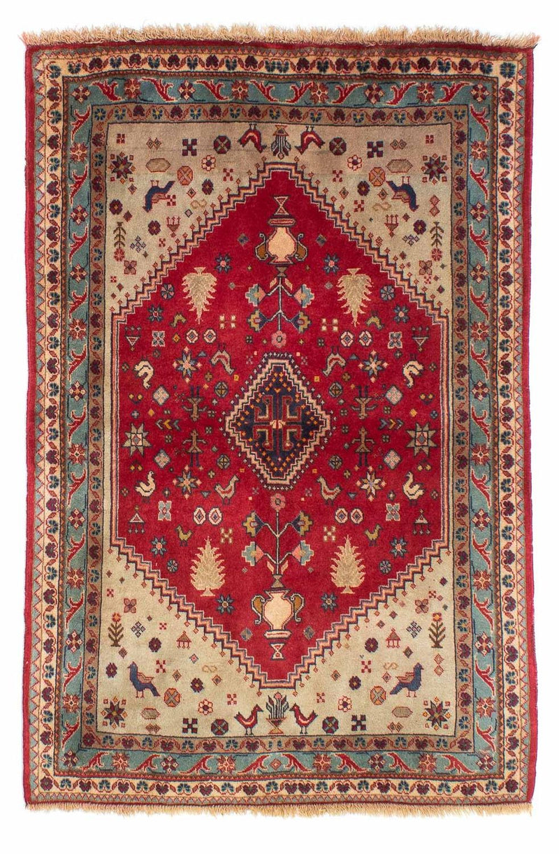 Perser Rug - Nomadic - 158 x 105 cm - dark red
