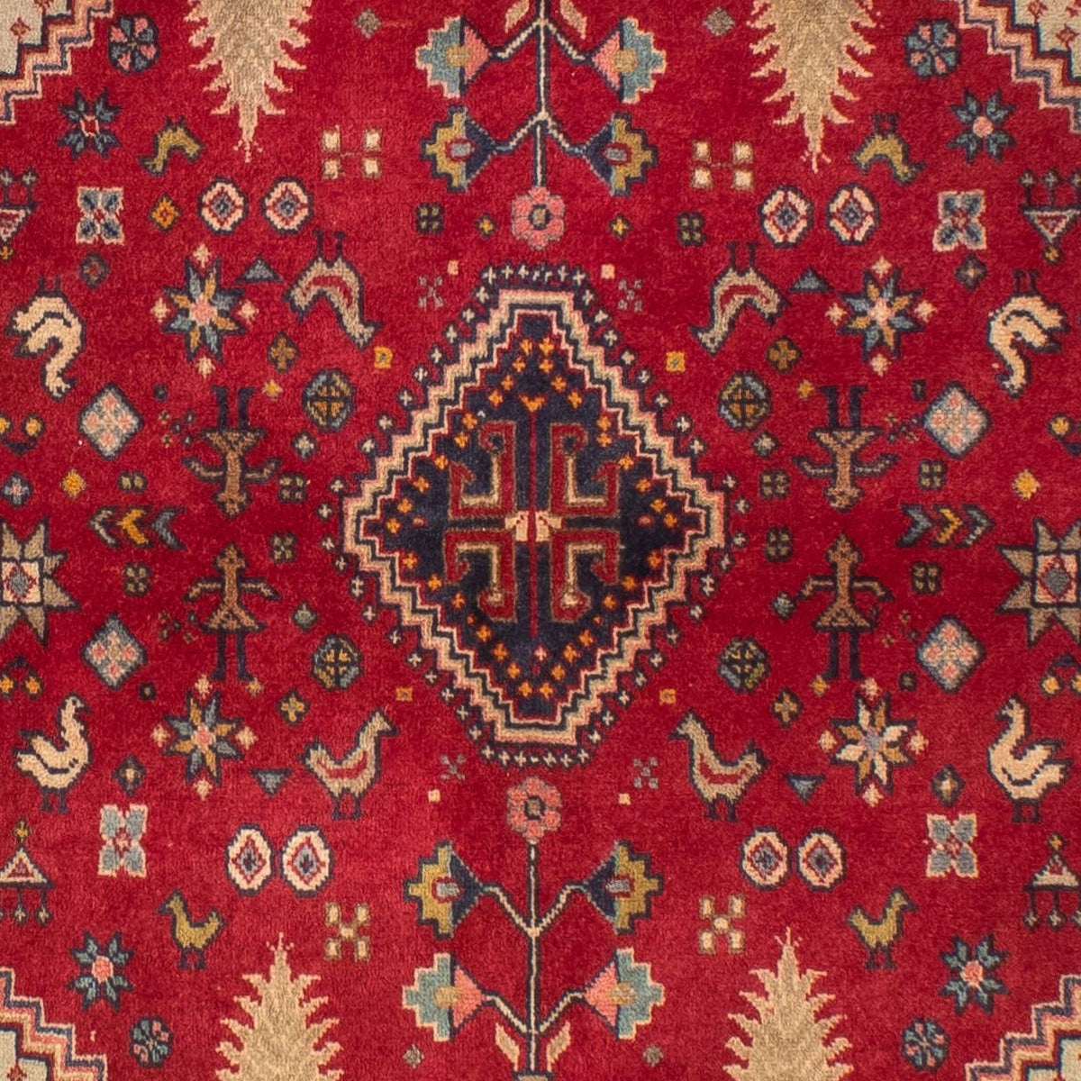 Perser Rug - Nomadic - 158 x 105 cm - dark red