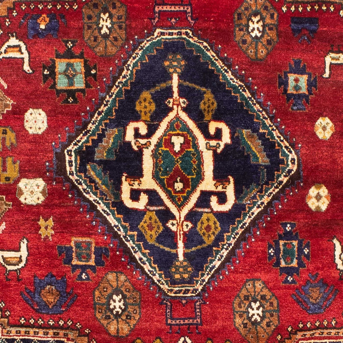 Perser Rug - Nomadic - 190 x 120 cm - dark red