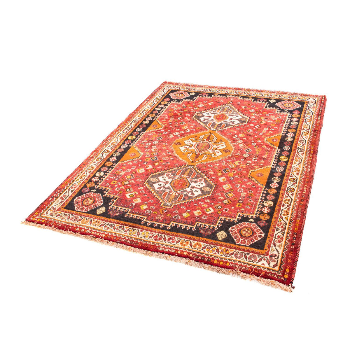 Perser Rug - Nomadic - 158 x 118 cm - dark red