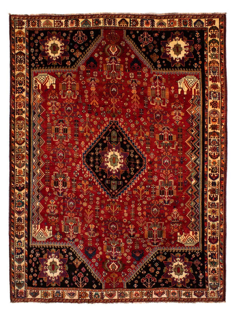 Perser Rug - Nomadic - 300 x 220 cm - dark red