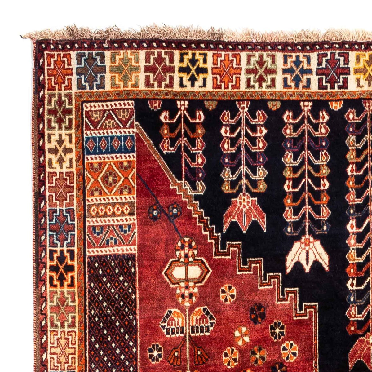 Perser Rug - Nomadic - 270 x 175 cm - dark red