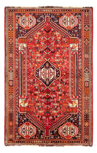 Perser Rug - Nomadic - 250 x 155 cm - dark red