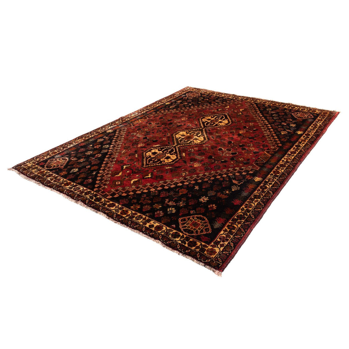 Perser Rug - Nomadic - 250 x 185 cm - dark red