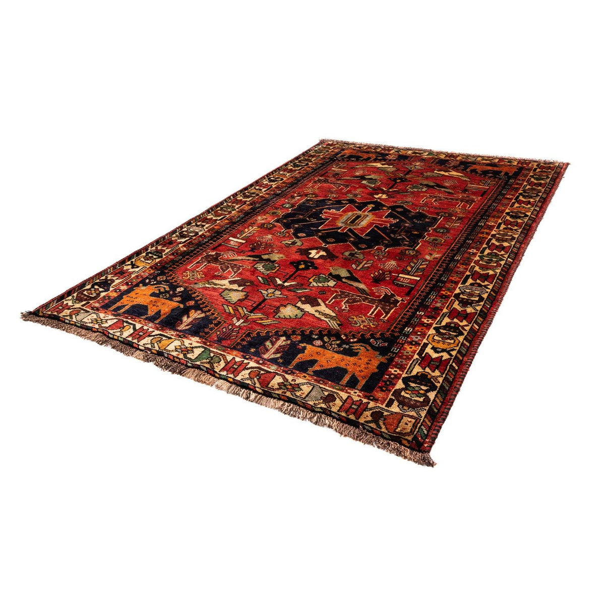 Perser Rug - Nomadic - 265 x 182 cm - dark red