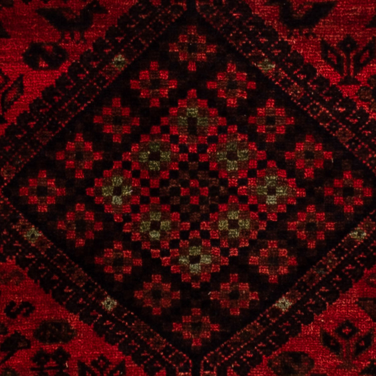 Perser Rug - Nomadic - 295 x 200 cm - dark red