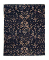 Designer Rug - 308 x 248 cm - dark blue