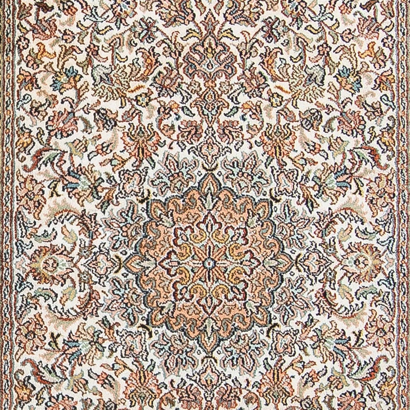 Runner Silk Rug - Kashmir Silk - 316 x 81 cm - beige