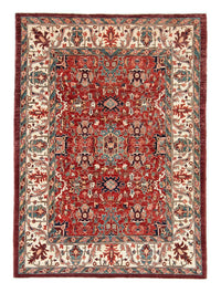 Afghan Rug - 200 x 148 cm - dark red
