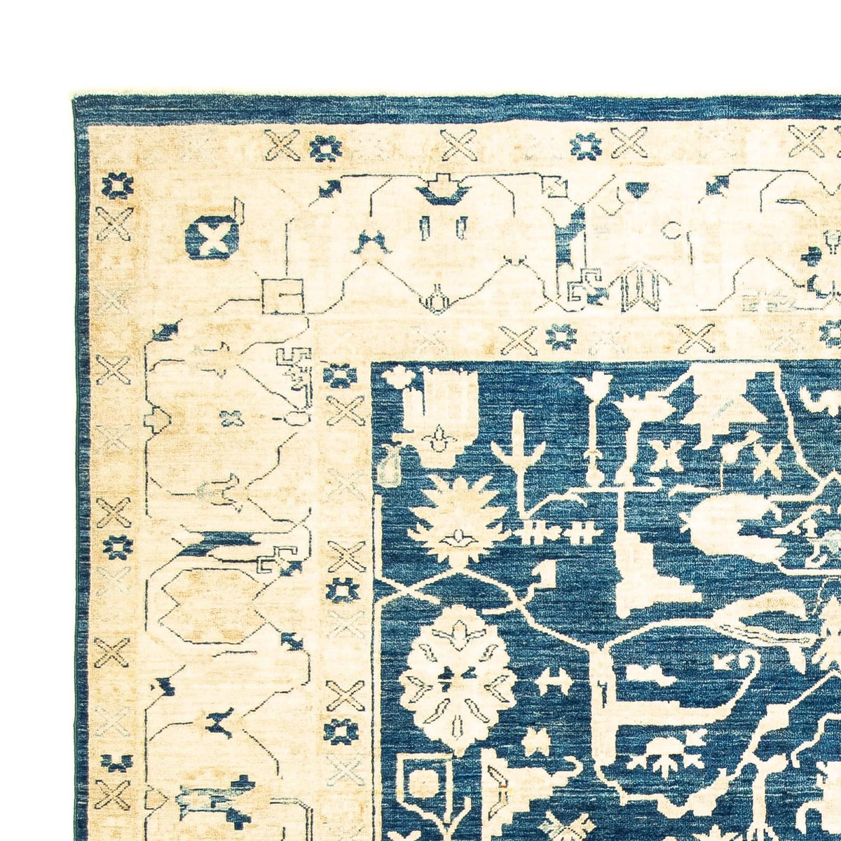 Ziegler Rug - 227 x 188 cm - dark blue
