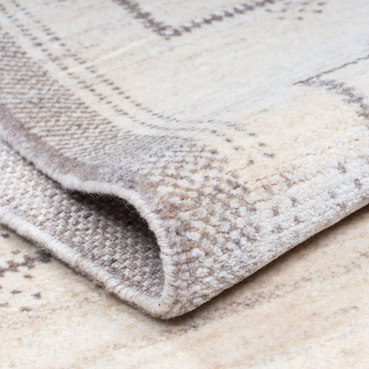 Runner Gabbeh Rug - Loribaft Perser - 345 x 75 cm - beige