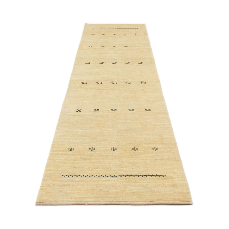 Runner Gabbeh Rug - Perser - 334 x 83 cm - beige