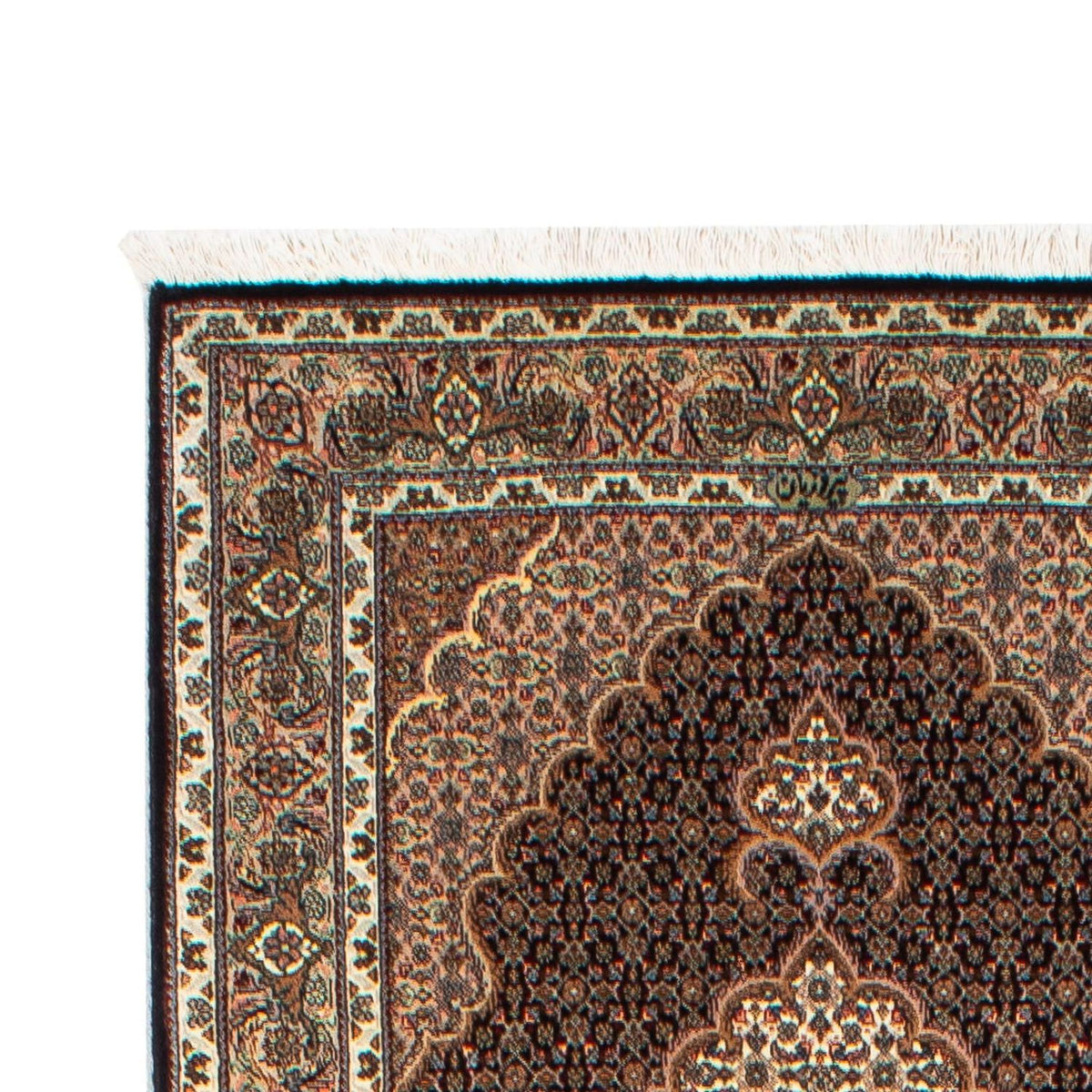 Runner Perser Rug - Tabriz - 302 x 82 cm - dark blue