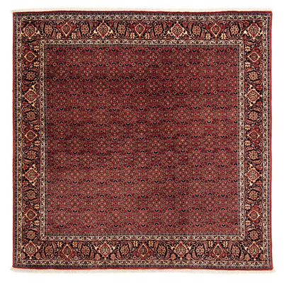 Perser Rug - Bidjar square  - 200 x 197 cm - dark red