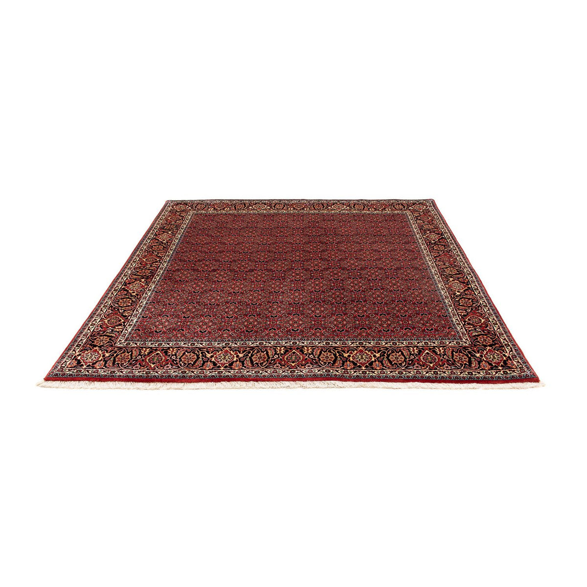 Perser Rug - Bidjar square  - 200 x 197 cm - dark red