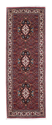 Runner Perser Rug - Bidjar - 205 x 74 cm - dark red