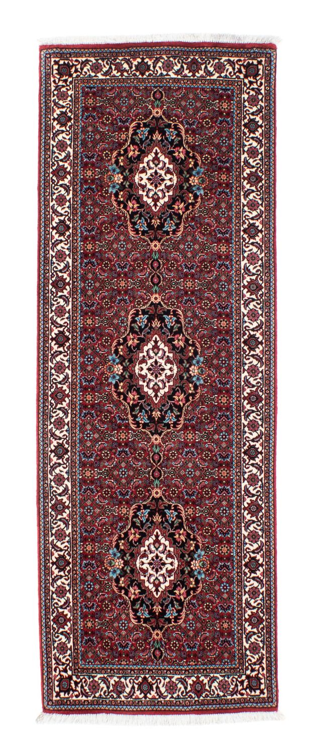 Runner Perser Rug - Bidjar - 205 x 74 cm - dark red