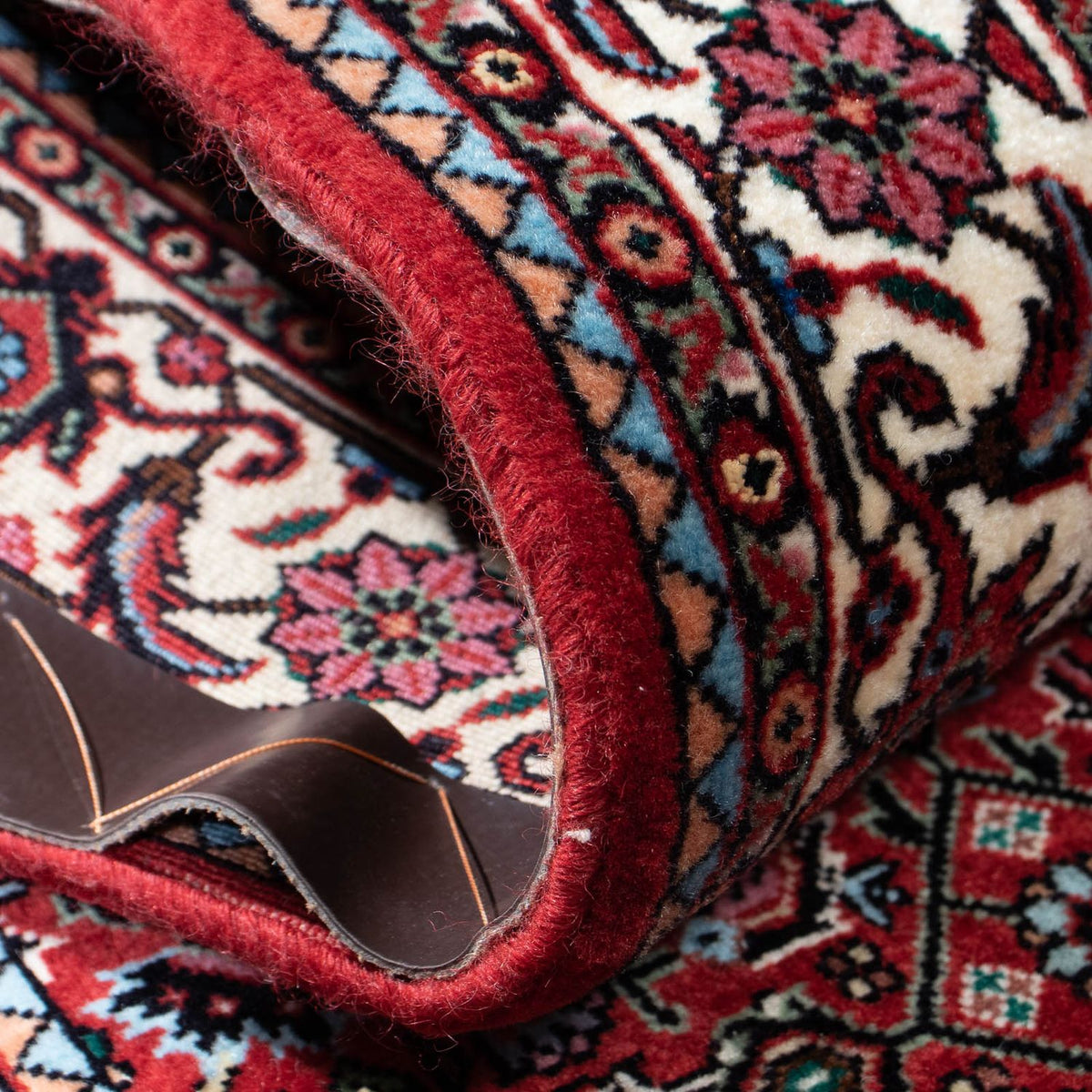 Runner Perser Rug - Bidjar - 205 x 74 cm - dark red