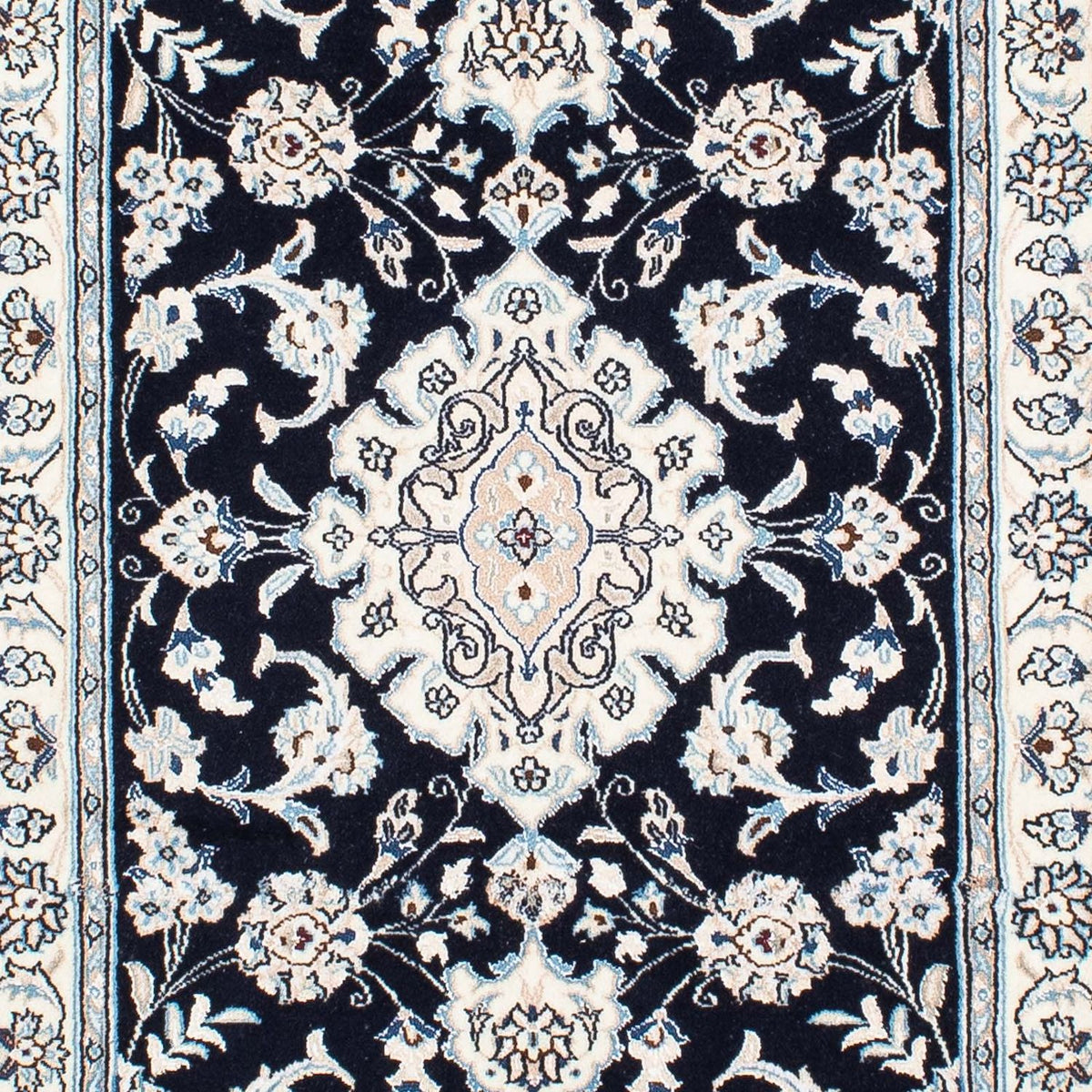 Runner Perser Rug - Nain - Royal - 295 x 78 cm - dark blue