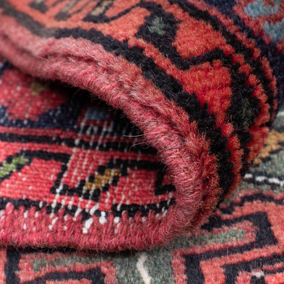 Perser Rug - Nomadic - 110 x 77 cm - dark red