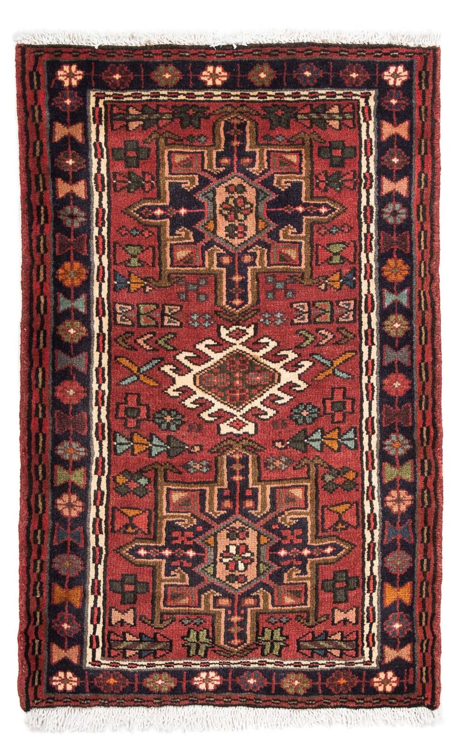 Perser Rug - Nomadic - 110 x 72 cm - dark red