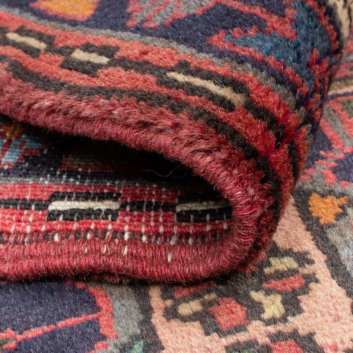 Perser Rug - Nomadic - 110 x 72 cm - dark red