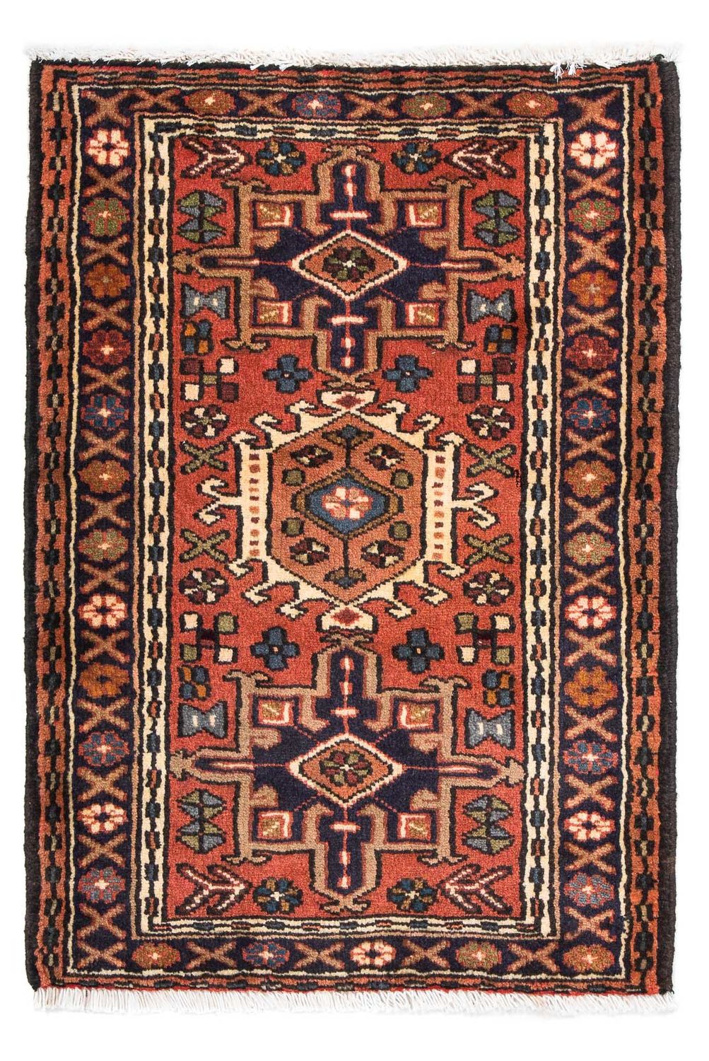 Perser Rug - Nomadic - 98 x 70 cm - rust