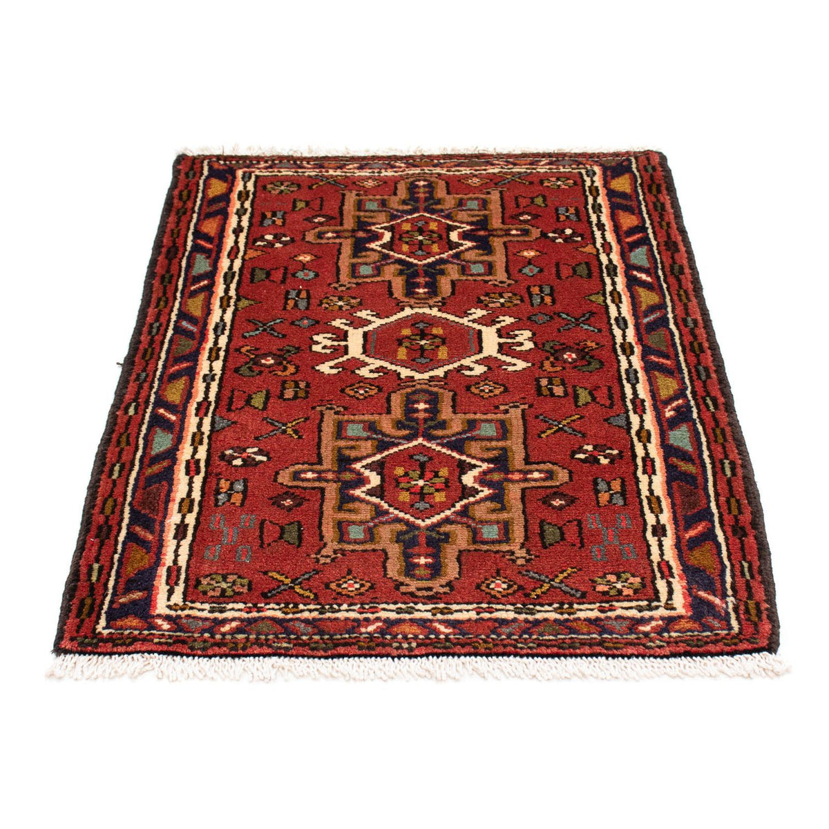Perser Rug - Nomadic - 100 x 73 cm - dark red