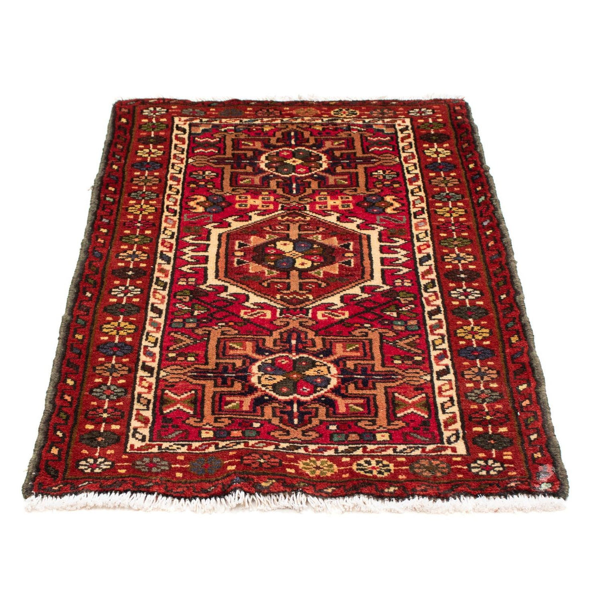 Perser Rug - Nomadic - 105 x 70 cm - dark red