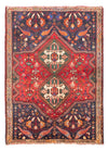 Shiraz Rug 114x156cm - Persian Rugs - Rectangle / Dark Red / 114 x 156 cm Rectangle