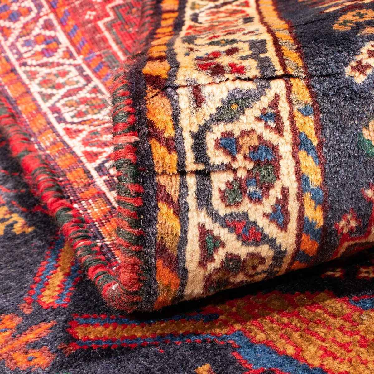 Perser Rug - Nomadic - 156 x 114 cm - dark red