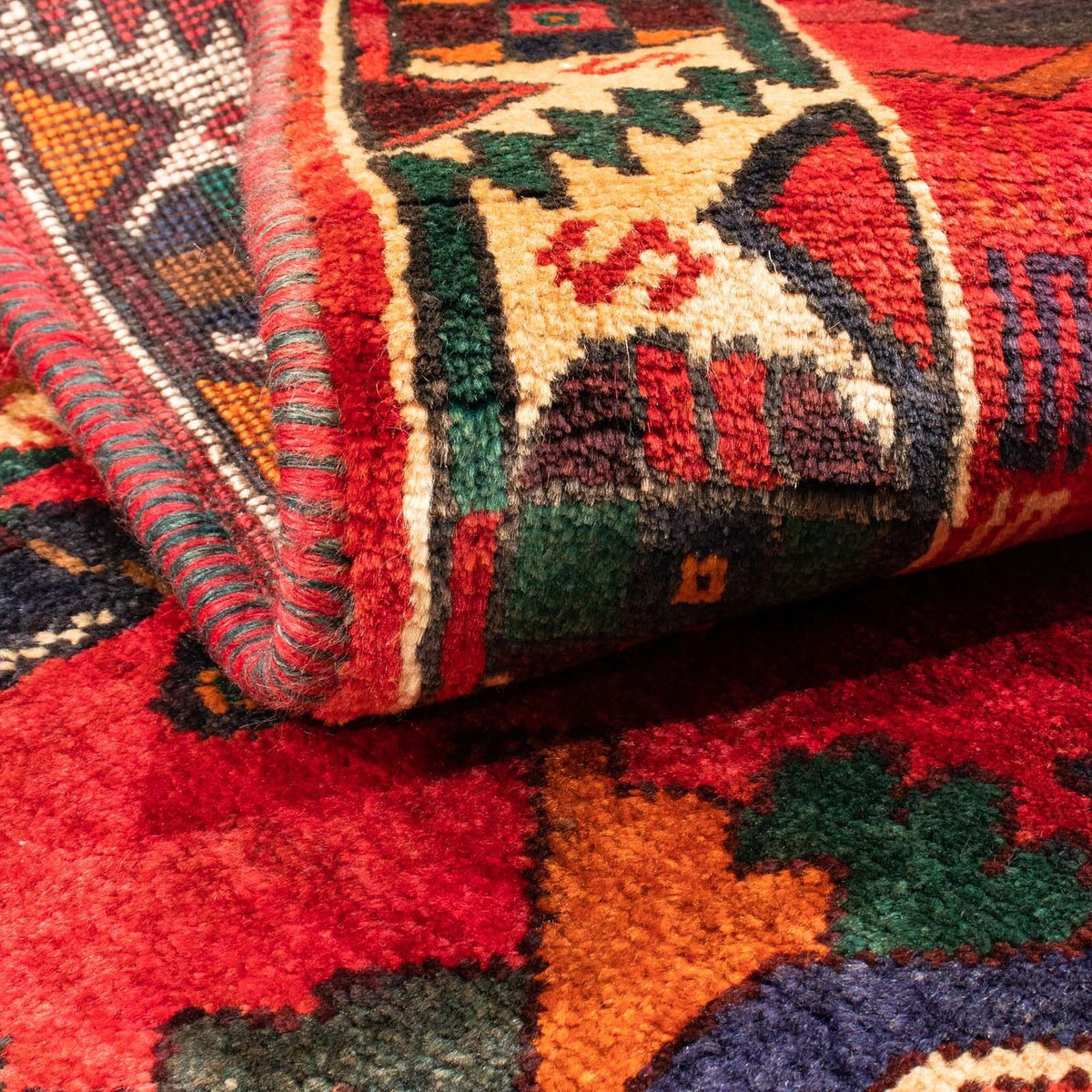 Perser Rug - Nomadic - 159 x 117 cm - dark red