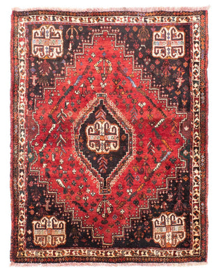 Perser Rug - Nomadic - 162 x 117 cm - dark red
