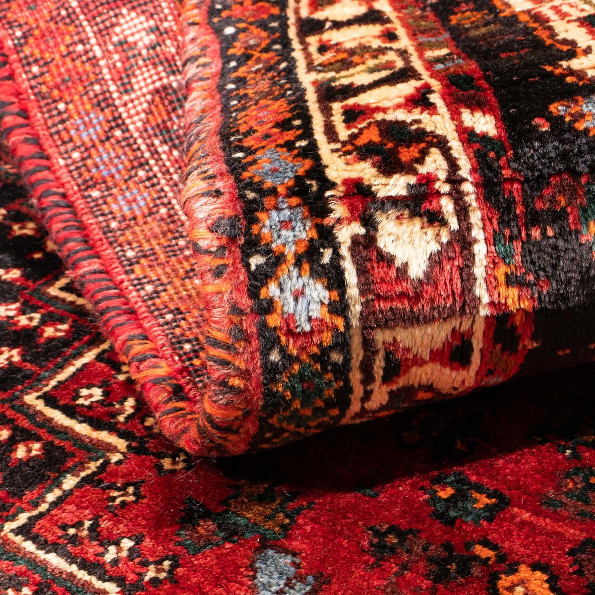 Perser Rug - Nomadic - 162 x 117 cm - dark red