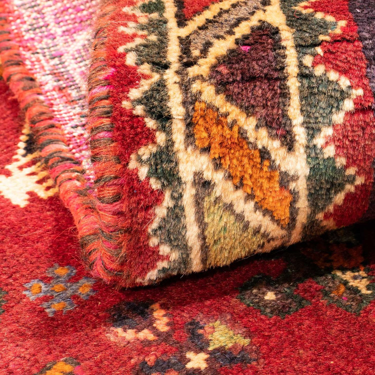 Perser Rug - Nomadic - 167 x 120 cm - dark red