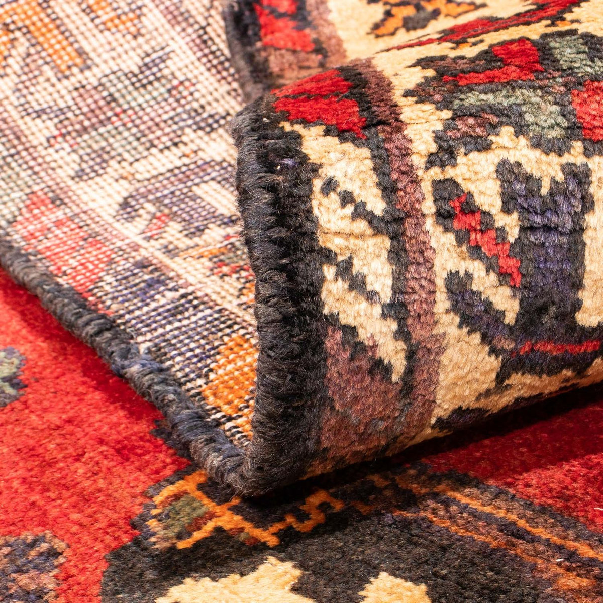 Perser Rug - Nomadic - 155 x 110 cm - dark red