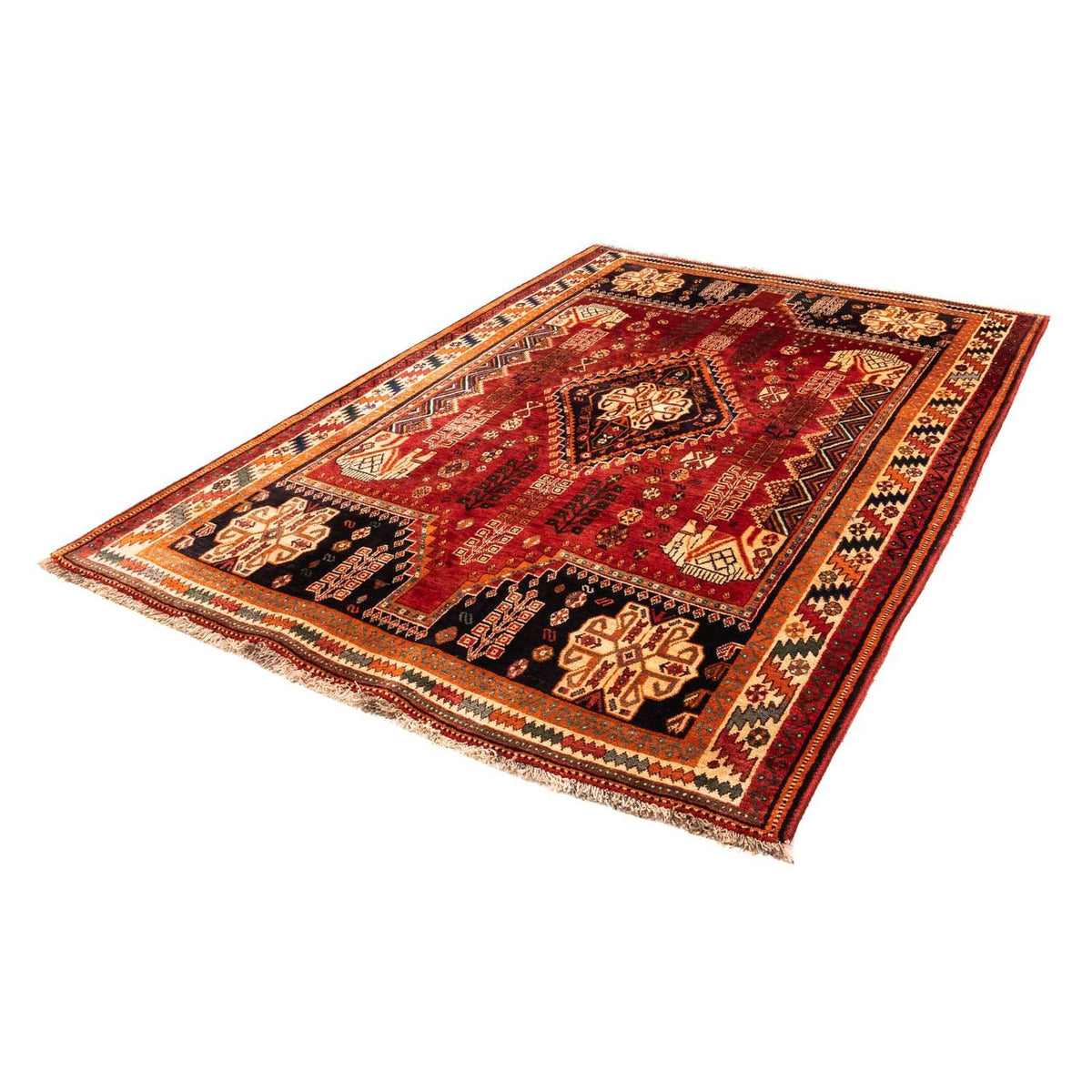 Perser Rug - Nomadic - 240 x 167 cm - dark red