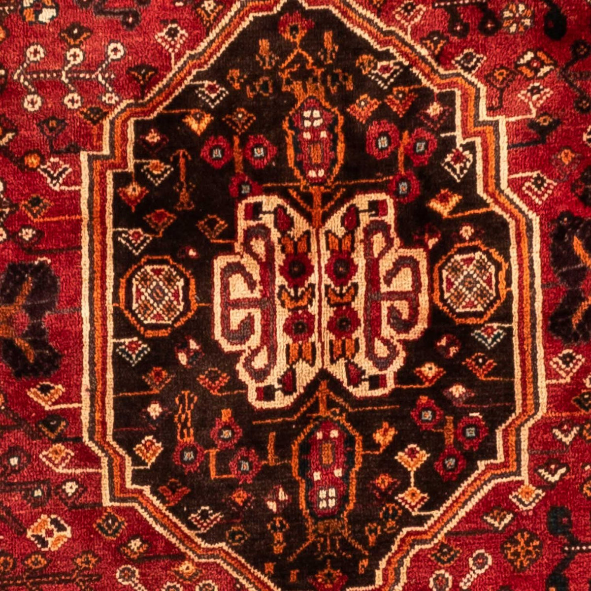 Perser Rug - Nomadic - 253 x 160 cm - dark red