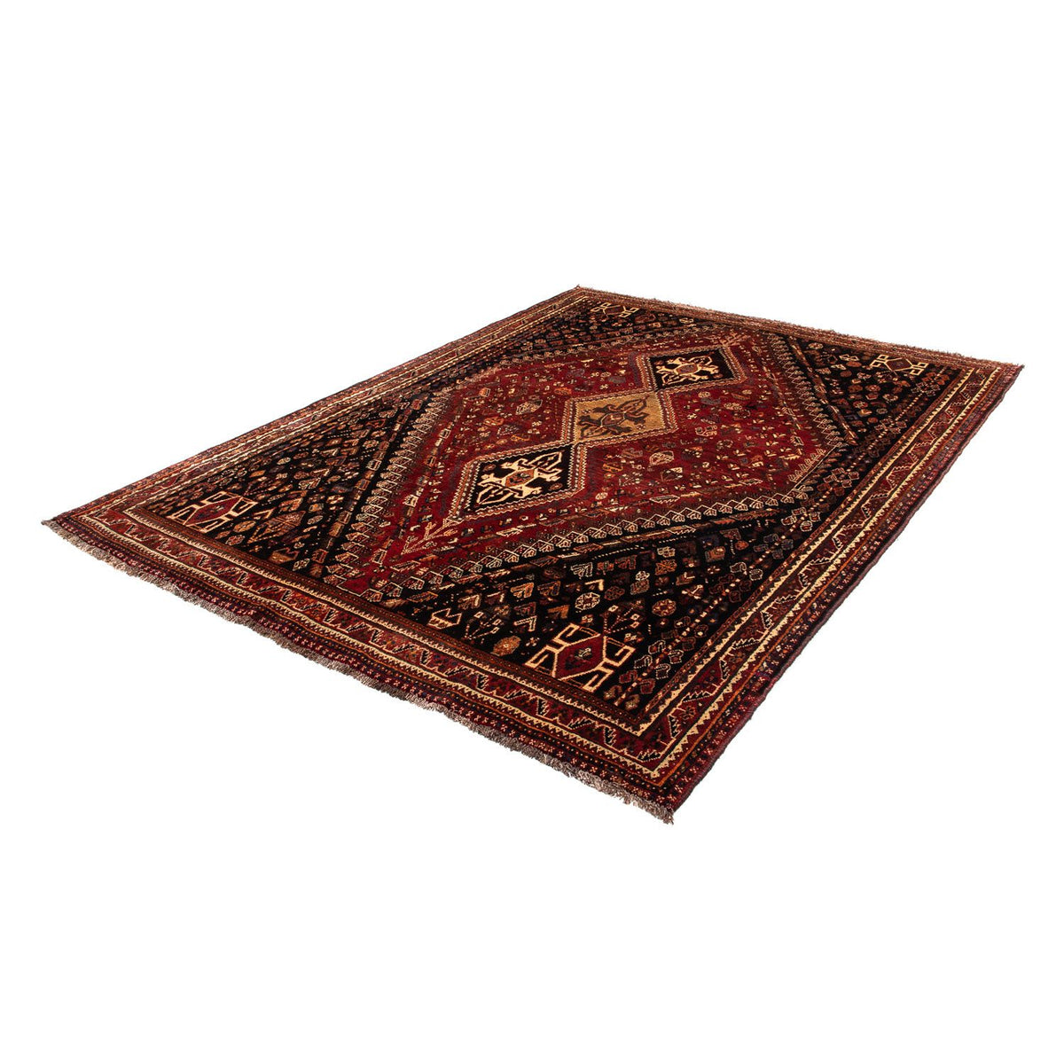 Perser Rug - Nomadic - 266 x 187 cm - dark red