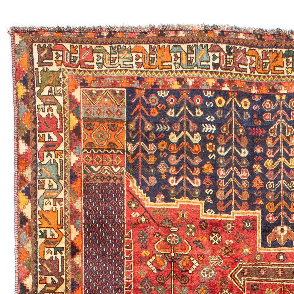 Perser Rug - Nomadic - 283 x 185 cm - red