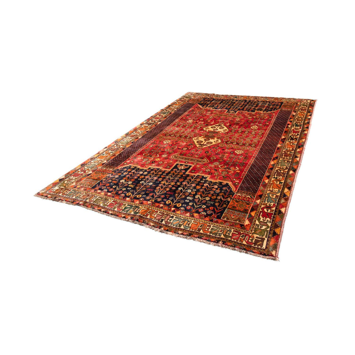 Perser Rug - Nomadic - 283 x 185 cm - red