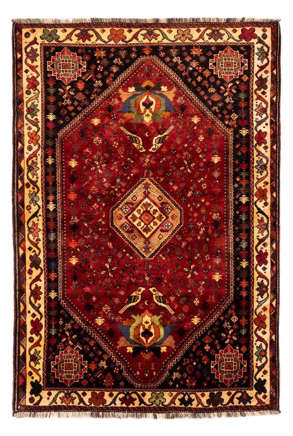 Perser Rug - Nomadic - 270 x 180 cm - dark red